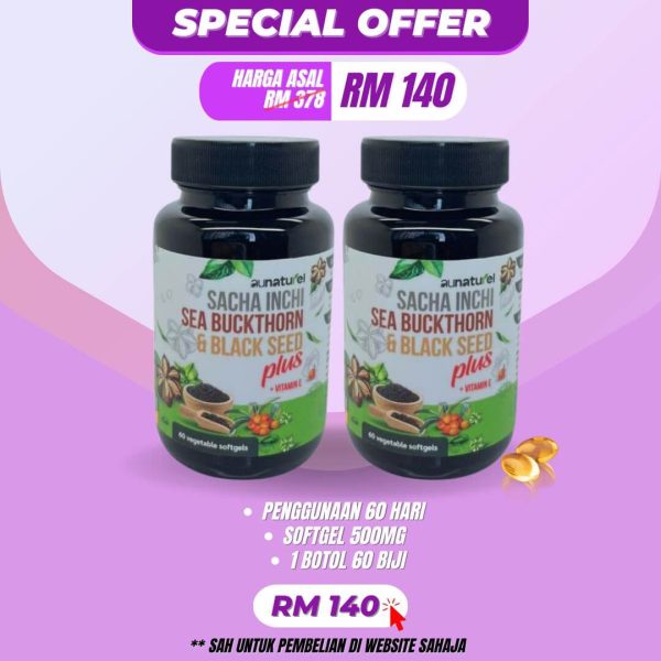 BUMP ORDER 2 BOTOL SOFTGEL SACHA INCHI EXTRA