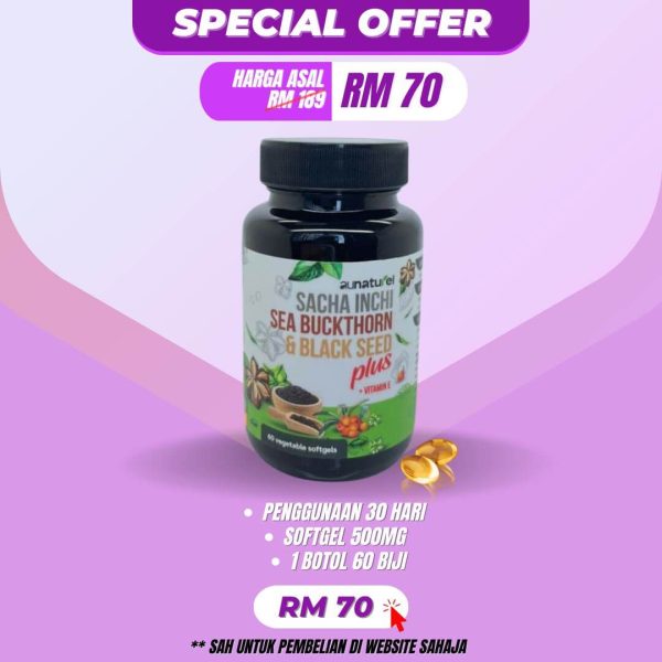 BUMP ORDER 1 BOTOL SOFTGEL SACHA INCHI EXTRA